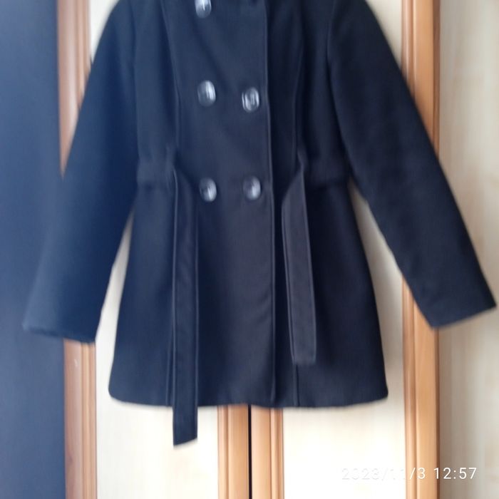 Klasyczny płaszcz zimowy damski rS 36