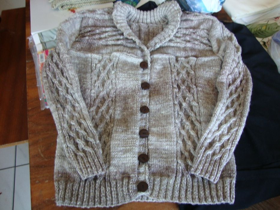 Ręcznie robiony sweter męski rozmiar M/L