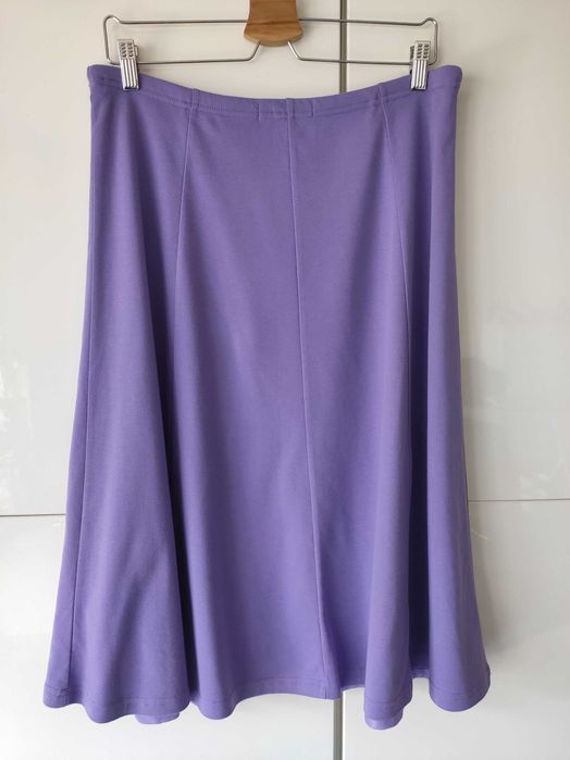 Liliowa spódnica midi rozmiar 40/42