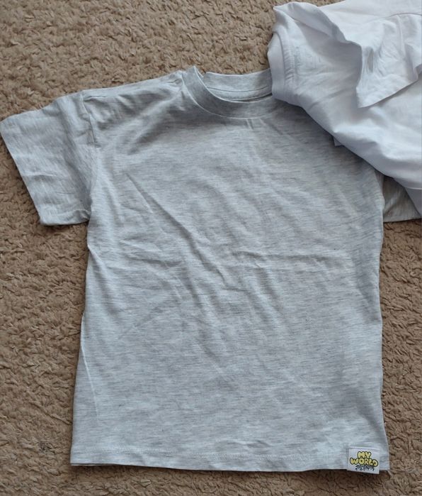 Nowe koszulki T-shirt 110 dwupak