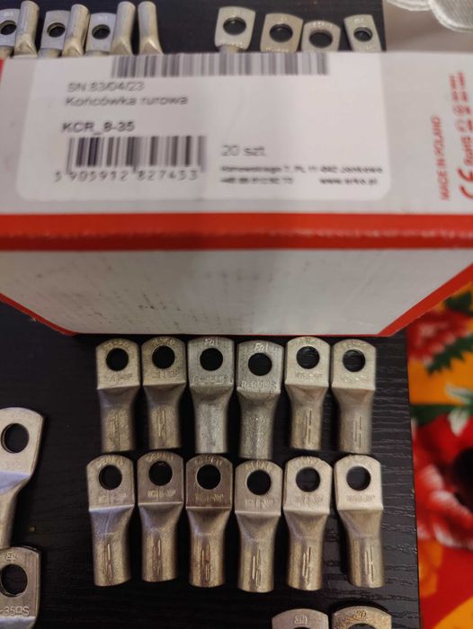 Końcówka ERKO kablowa miedziana cynowana 16-25, 35-50-70, 95-150 Ergom