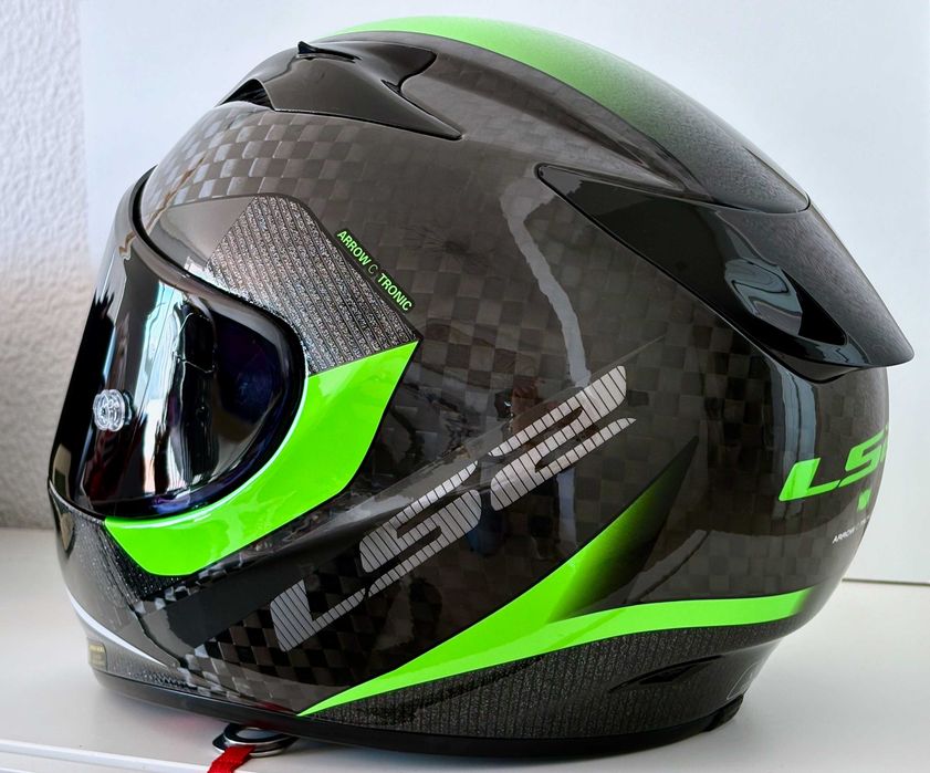 Capacete NOVO Carbono Total LS2 Arrow Racing (50% DESCONTO) Tam XL-XXL