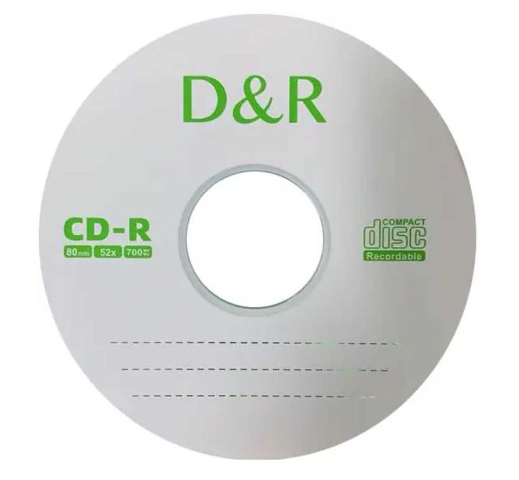 CD-R диск D&R BRAND 700Mb 80min 52x speed bulk 50