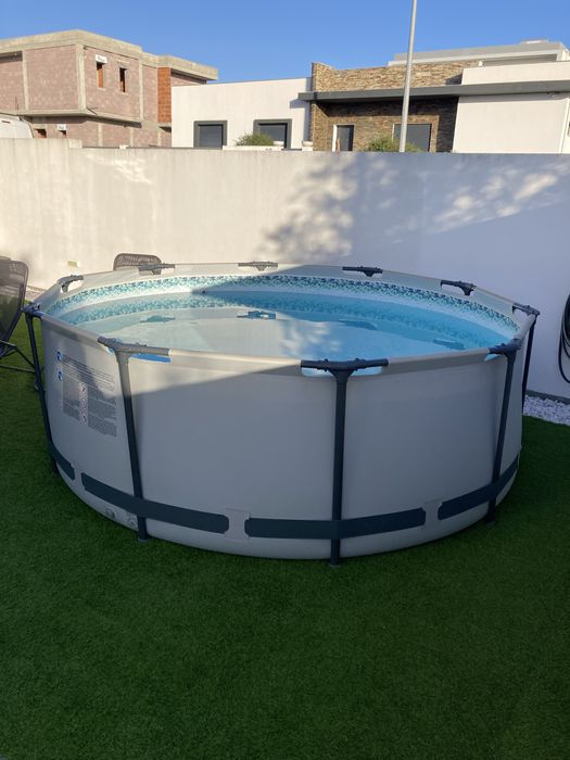 Piscina tubular 3,05m e 1m de altura