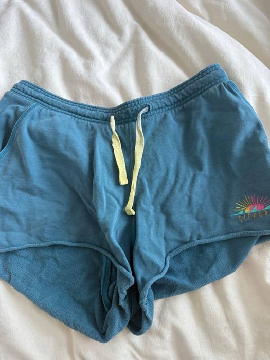 Rip curl голубые шорты с вышивкой