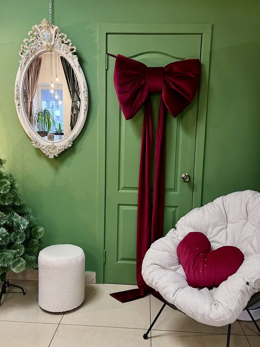 Бант декоративний прикраса на ялинку штору украшения на ёлку декор