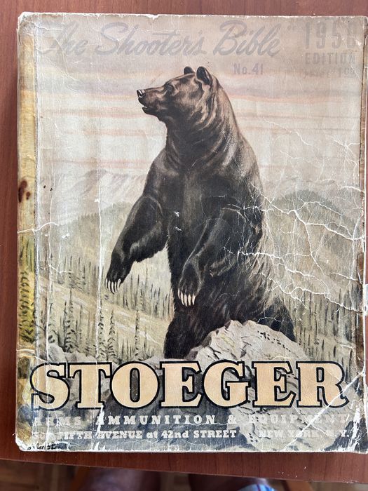 Catalogo ‘’THE SHOOTERS BIBLE nr 41 edição 1950 -STOEGER arms ammunition & equipment