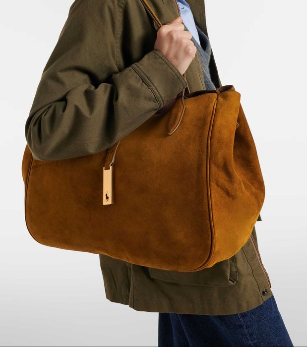 Torba zamszowa Polo Ralph Lauren