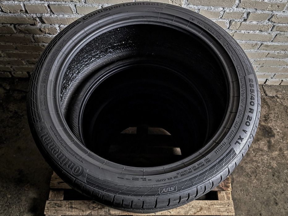 255/40r20 Continental | 2022 | Made in Portugal | Комплект/4шт | Антипрокол | Преміум літні шини | Ідеальний стан, без пошкоджень, без ремонтів