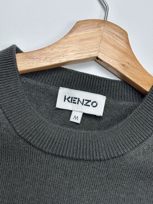 Свитер джемпер Kenzo Multicolour Logo Wool Jumper size S, M