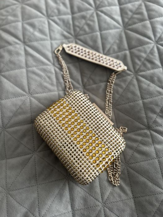 Zlota torebka wieczorowa PINKO