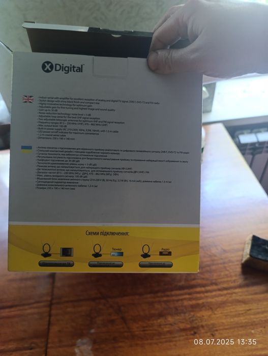 Продам цифровая комнатная антенна т2