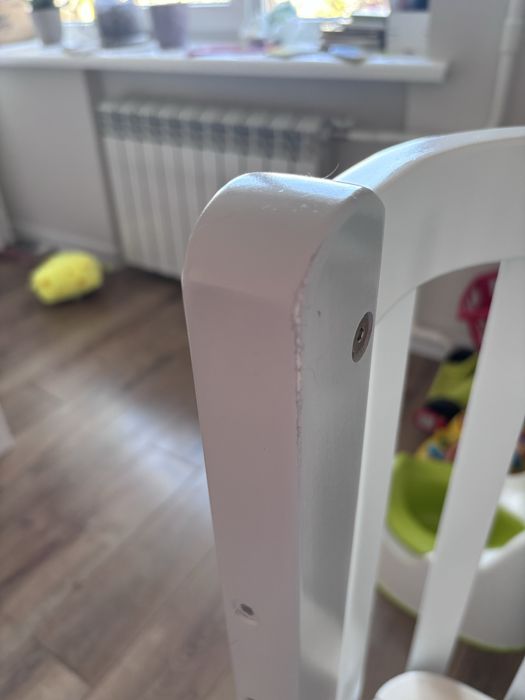 Дитяче ліжко Верес Монако біло сіре+маятник+матрац та постіль