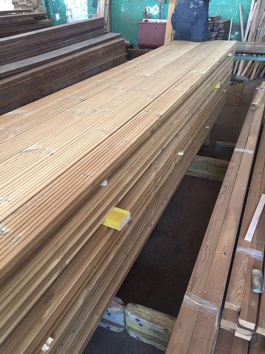 Террасная доска из термососны.