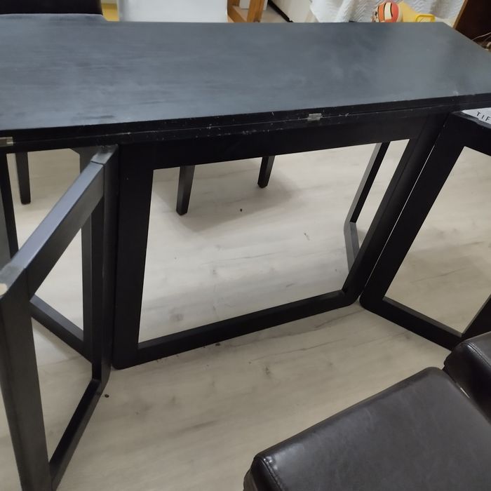 Mesa wengué de abrir