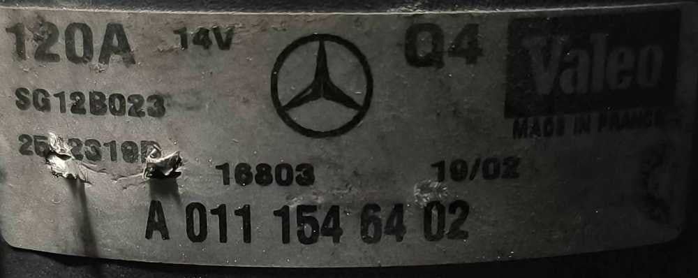 Alternador A0111546402 - MERCEDES-BENZ CLK
