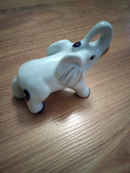 Słoń figurka porcelana, EM EXCLUSIVE COLLECTION słoń