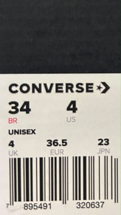 Ténis  Converse All Star novos