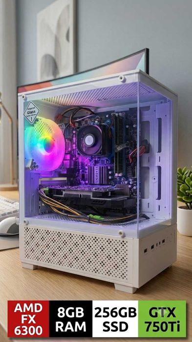 Computador Gaming AMD 6cores 8GB GTX750ti
