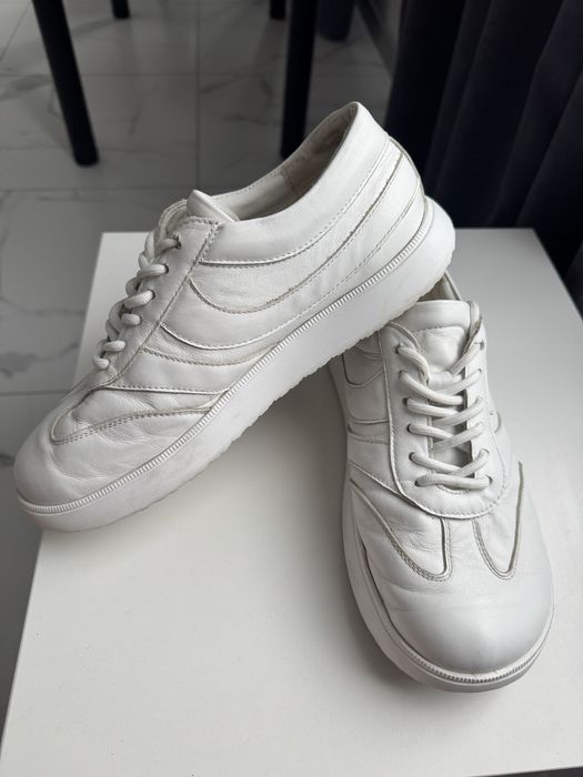 Білі шкіряні жіночі кели, білі кеди (анатомічні) 39 розмір