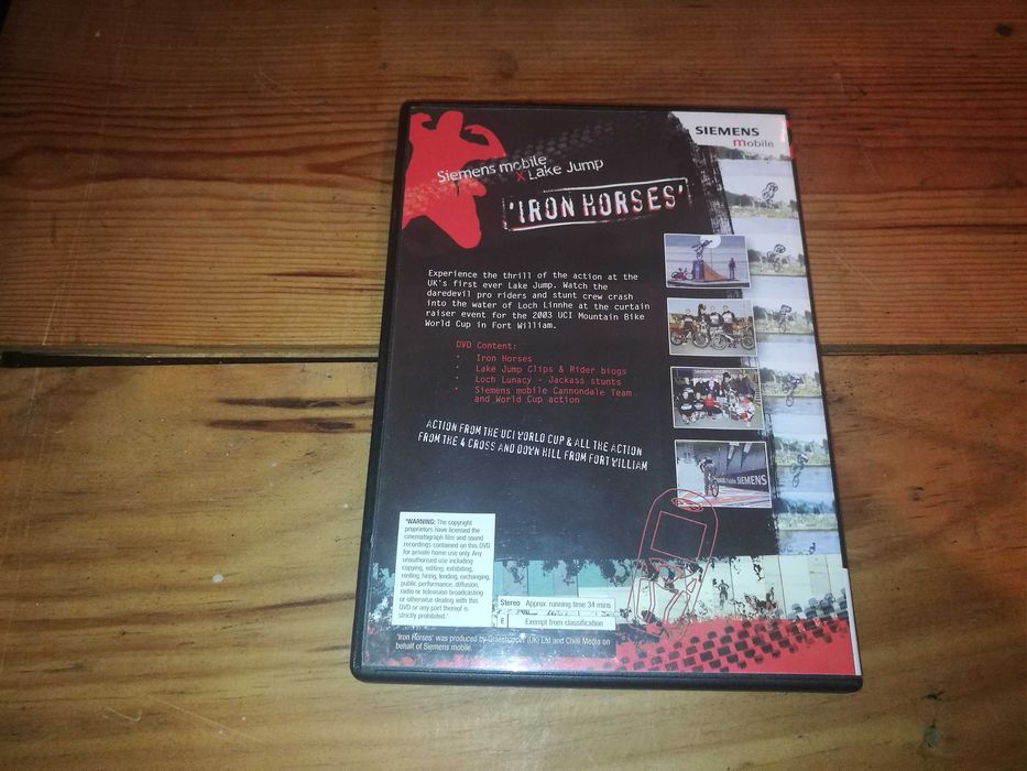 IRON HORSES	DVD (sem legendagem - áudio Inglês)