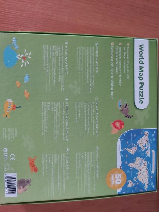Puzzle -Mapa swiata