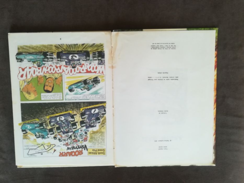 Livro Michel Vaillant-Série Negra (Antigo)