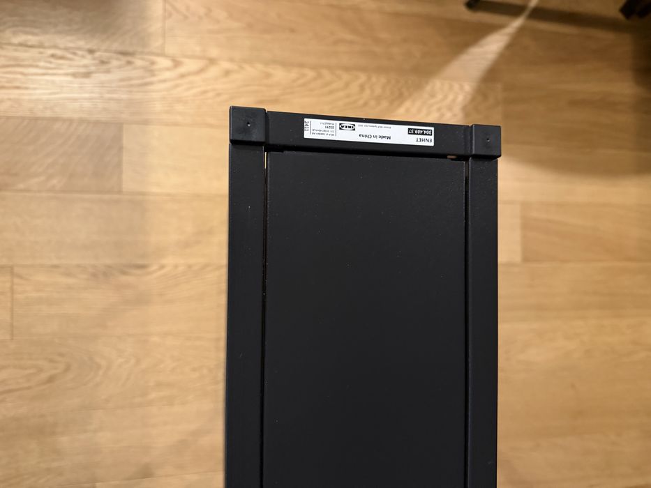 Enhet polka ikea 40x15x75 antracyt czarna