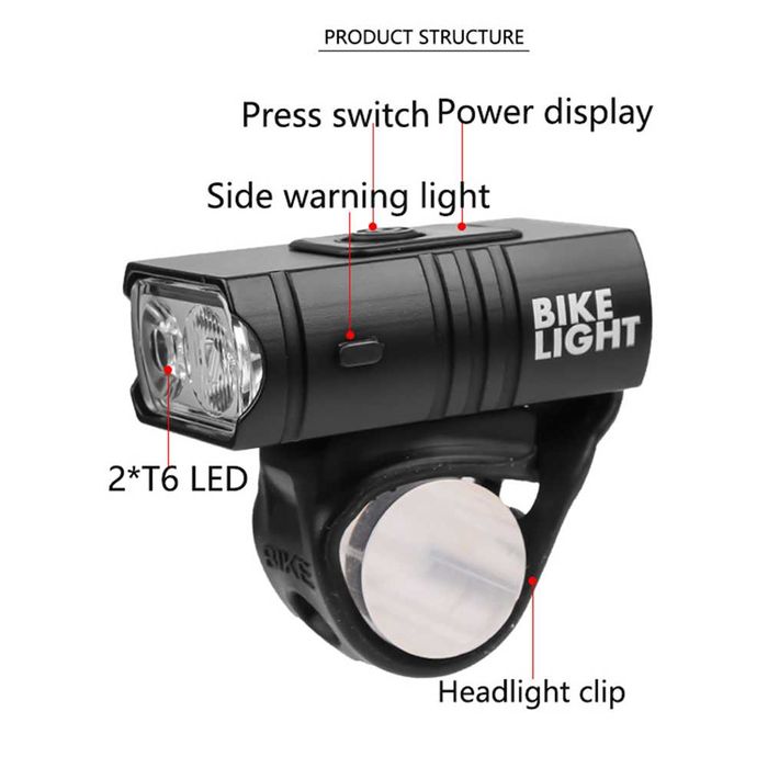 Велофара - велосипедний ліхтар Bike Light Z1000-T6 - 1000 lm