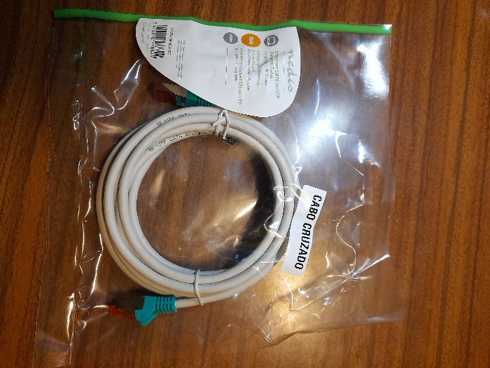 Cabo de rede/ethernet cruzado * NOVO