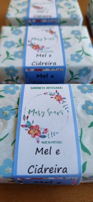 Sabonete Artesanal/Natural de Mel e Cidreira