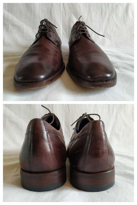 Туфли/Дерби/Броги/Оксфорды кожаные мужские "Bugatti" Размер 46