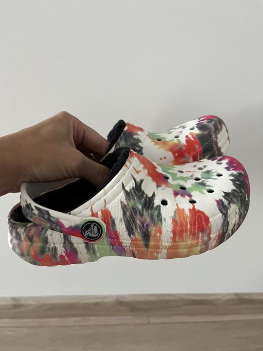 Крокси на підкладці Crocs j1j2