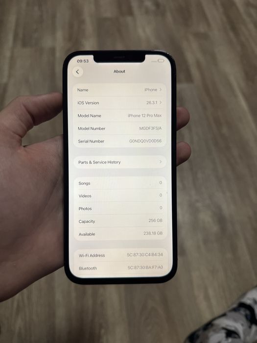 Iphone 12 pro max 256gb neverlock