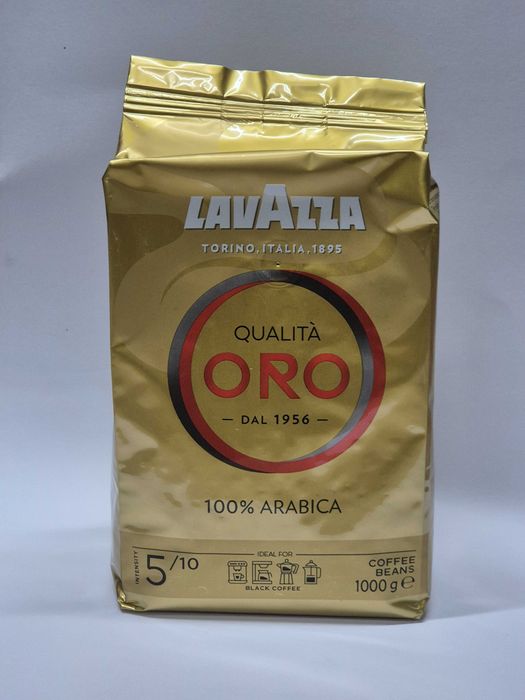 Oryginalna Lavazza qualita Oro 1 kg ziarnista bez polskich napisów