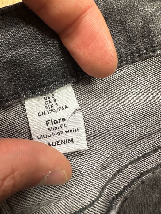 flared type jeans h&m