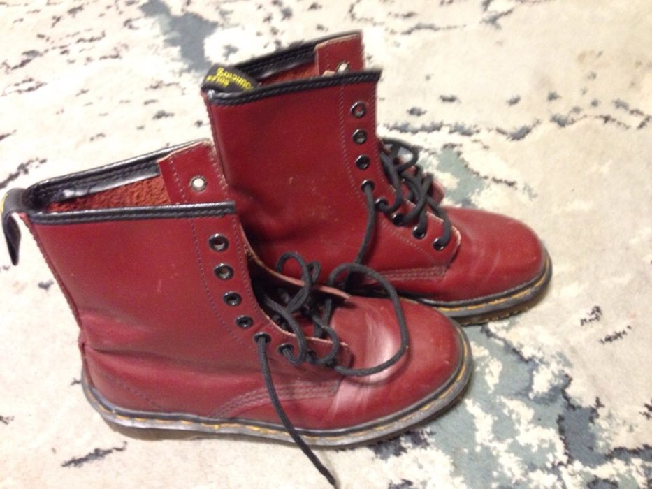 martensy bordowe Dr.Martensa rozmiar 36  skórzane