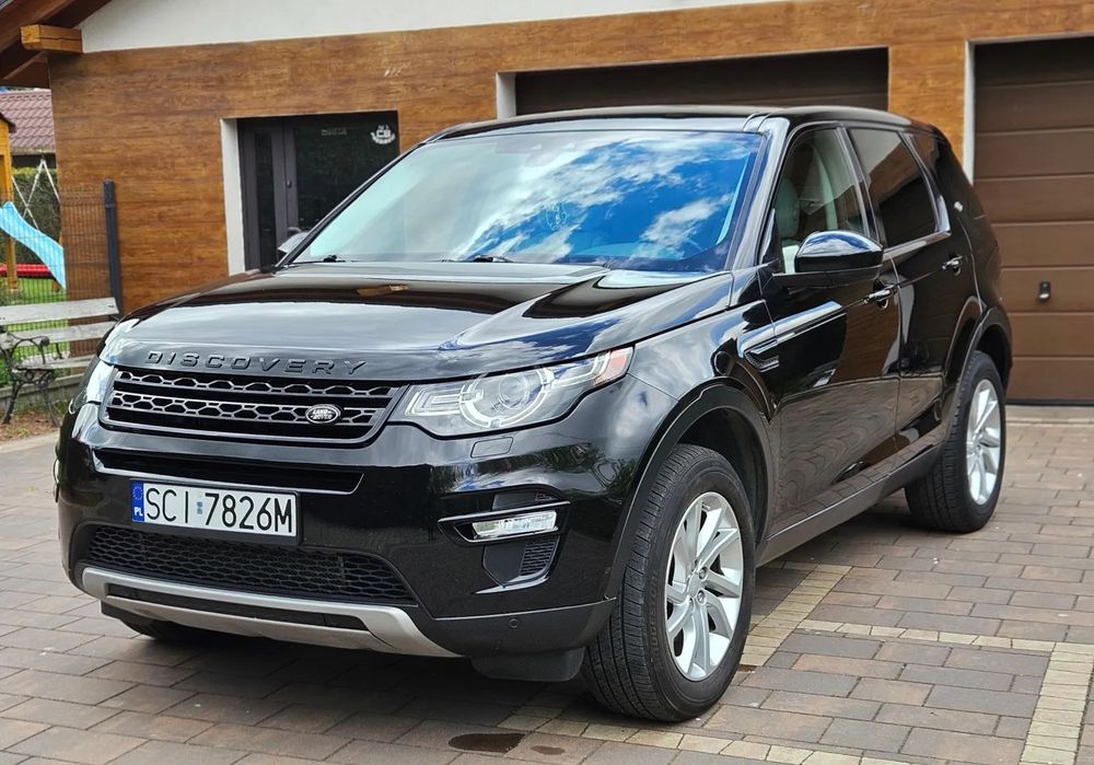 Land Rover Discovery Sport Oryginalny lakier, Czarny metallic, Wentylowane fotele, grzana szyba