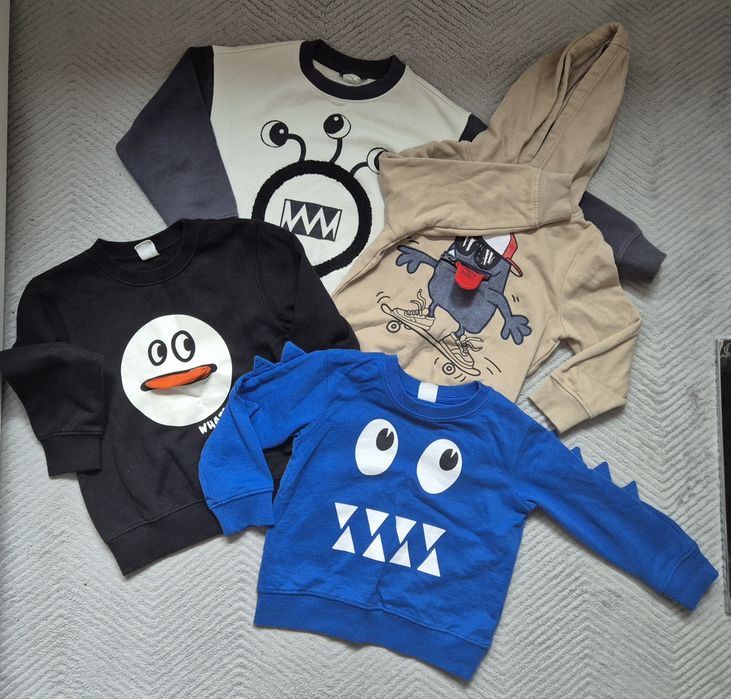 Zestaw ubrań dla chlopca 110 H&M