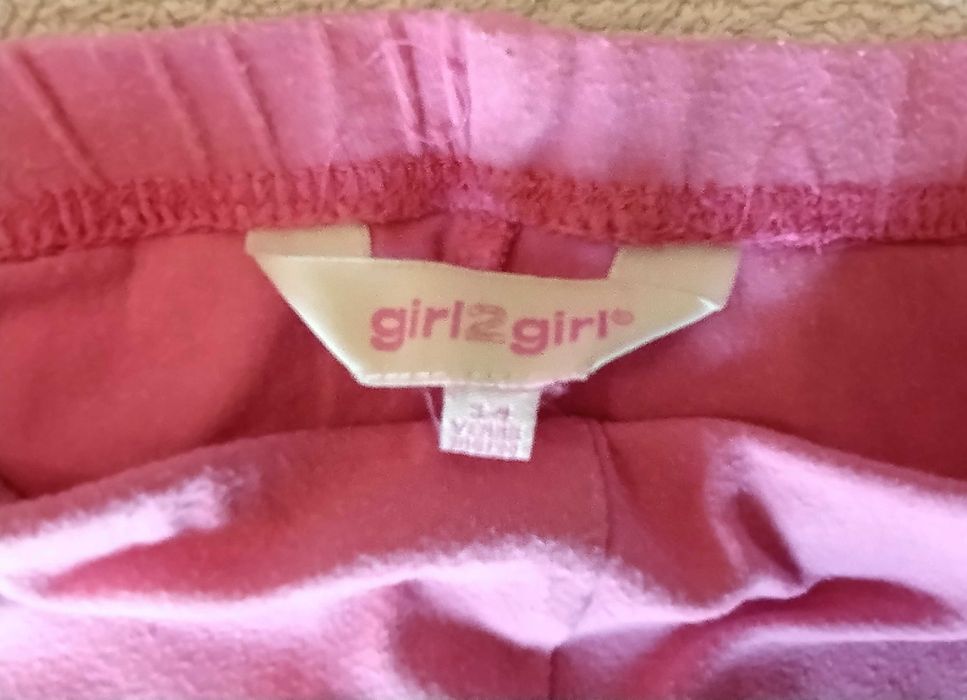 Conjunto 2 Calças Menina Leggins 3-4 Anos