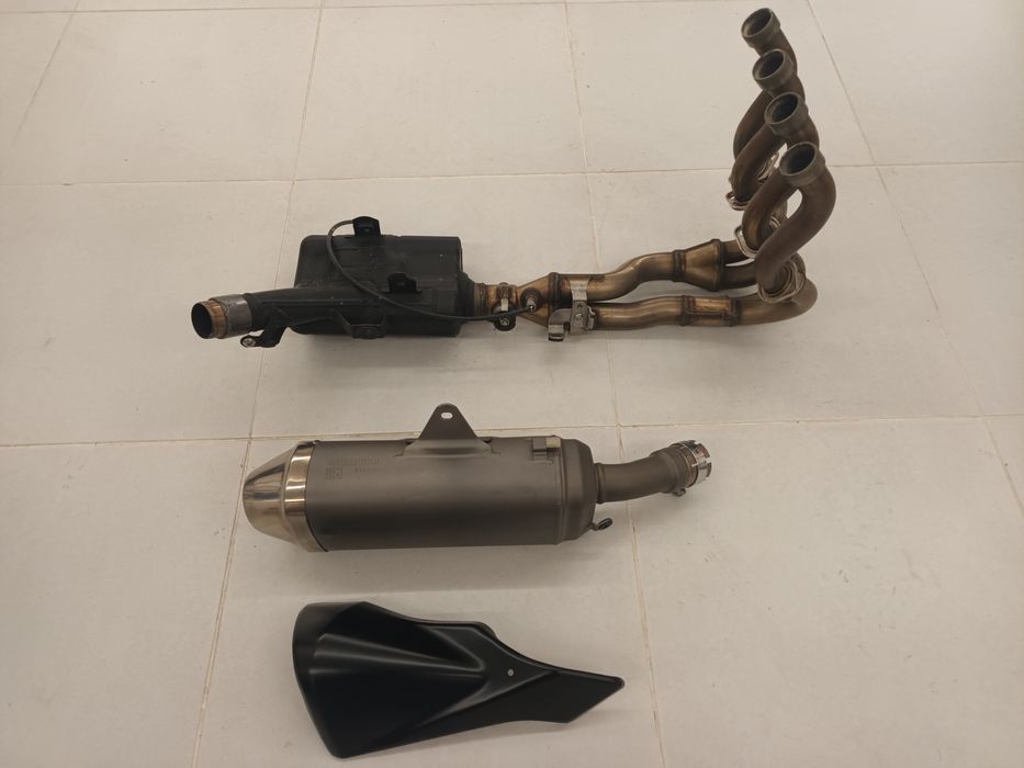 Linha completa escape origem Suzuki Gsxr 600