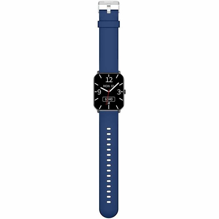 Smartwatch Gravity 1.85" - Czarny/Granatowy, Funkcja Rozmów, IP68