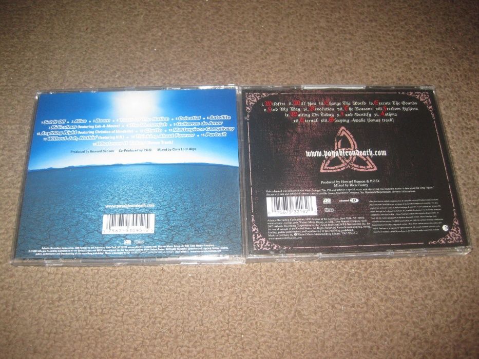 2 CDs dos "P.O.D." Portes Grátis!