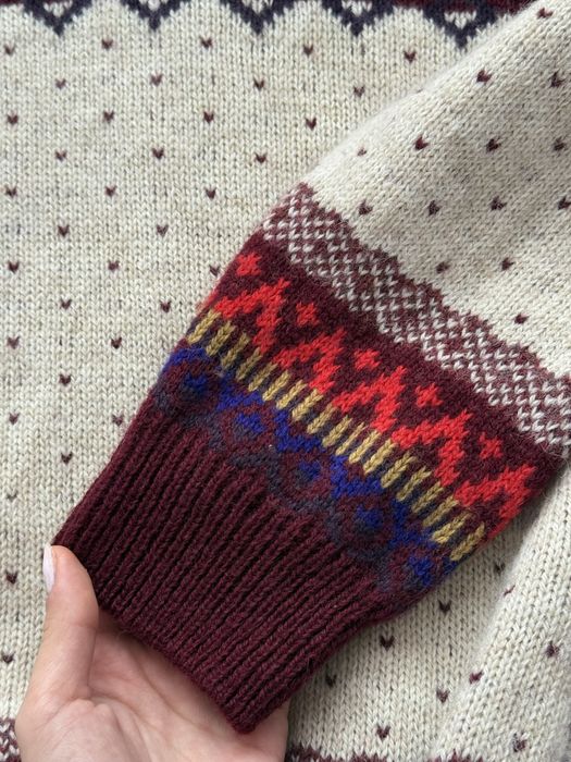 Осінній затишний светр 100% вовна