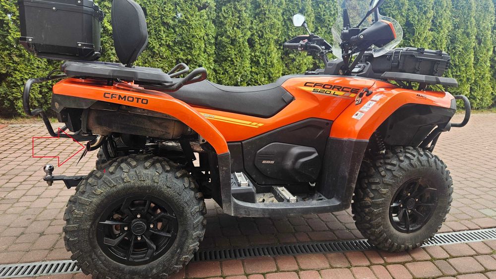 CF MOTO 520-450  rok 2023/26 KOŃCÓWKA WYDECHU bamper