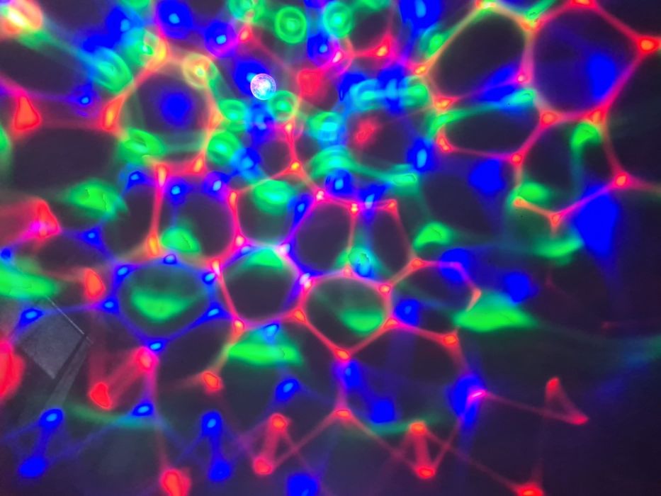 Диско лампа, вращающая