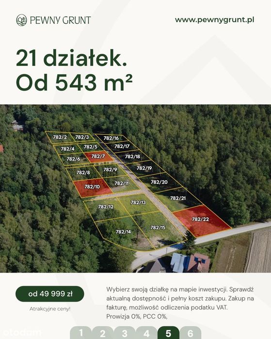 Budowlana 544 m²| Spokój i cisza | LAS | RATY| Osada Warzyn - Widok 5