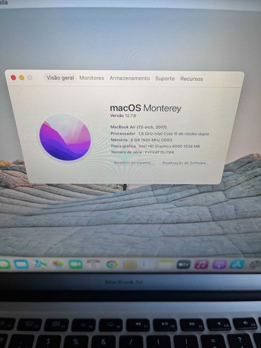 MacBook Air 13" 2017 - 128GB SSD / 8GB RAM