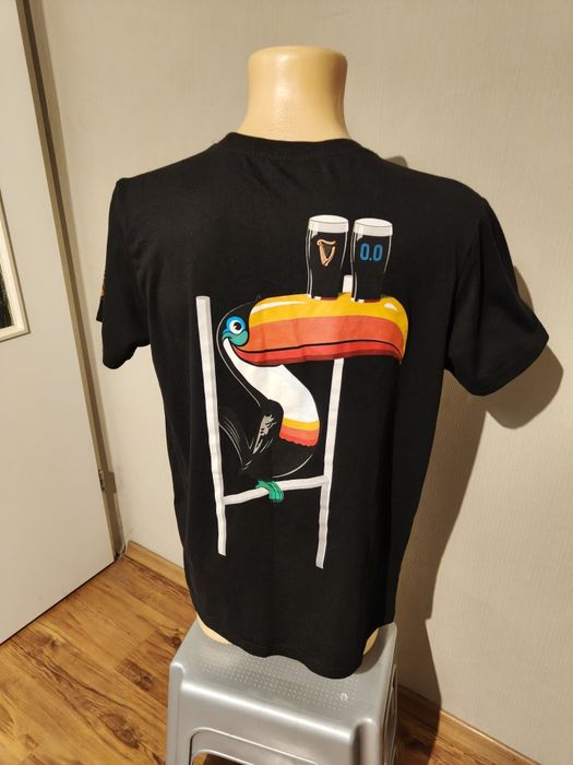 Guinness 0.0 alc t-shirt męski czarny L toucan