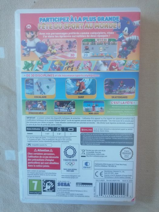Mário & Sonic at the Olympic Games Tokyo 2020 - switch